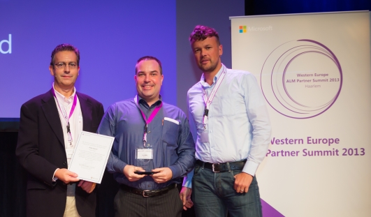 Gewinner des Microsoft ALM Partner Award Western Europe 2013 for Switzerland Image